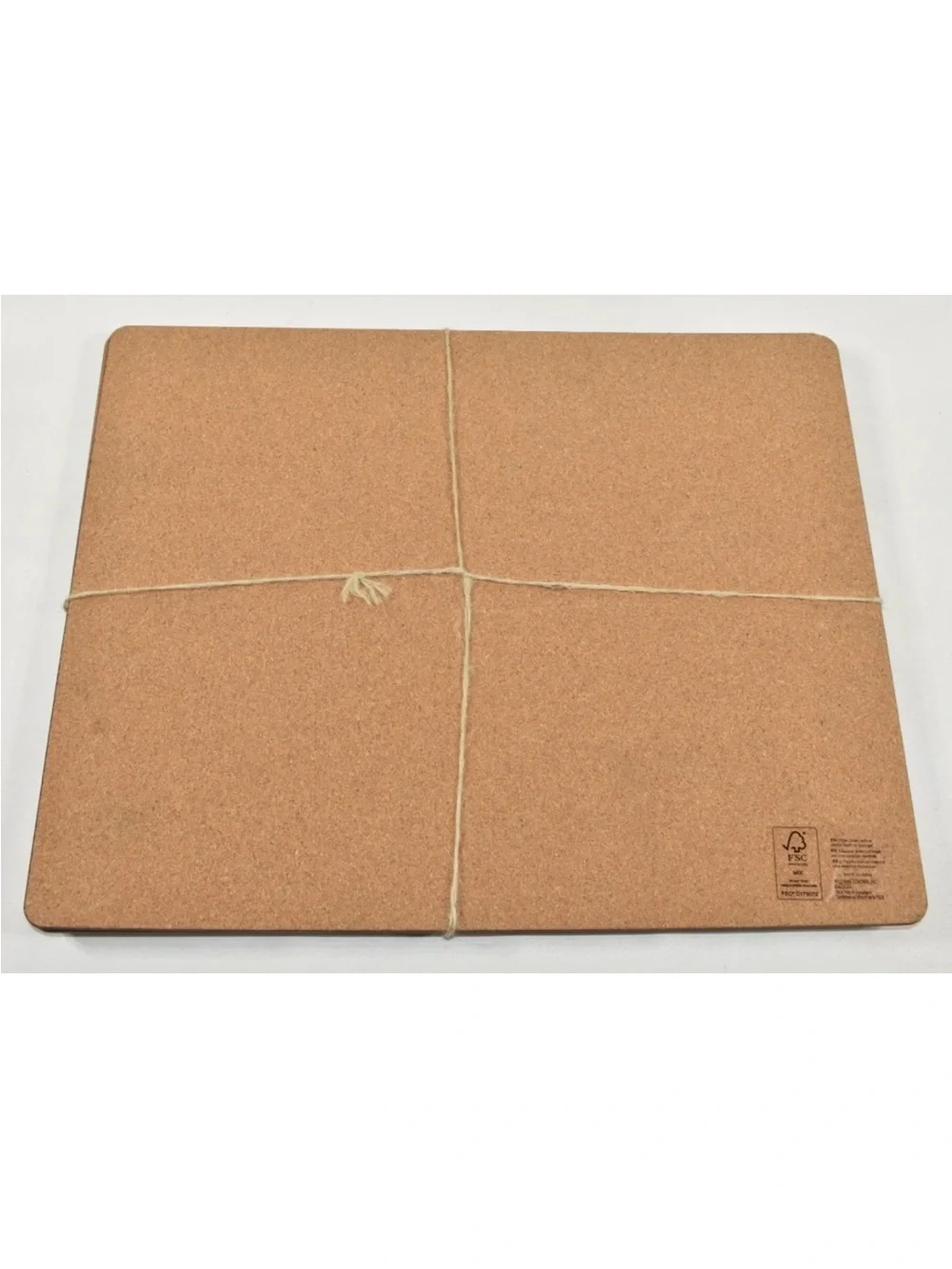 Pottery Barn Scary Squad Ghost Cork Flax Placemats Set of 4 NEW
